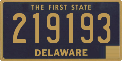DE license plate 219193