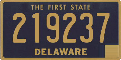 DE license plate 219237