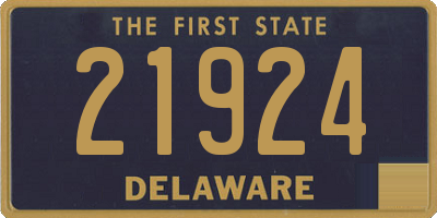 DE license plate 21924