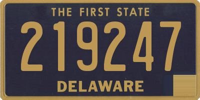 DE license plate 219247