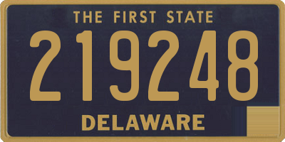 DE license plate 219248