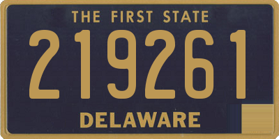 DE license plate 219261