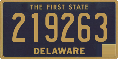 DE license plate 219263