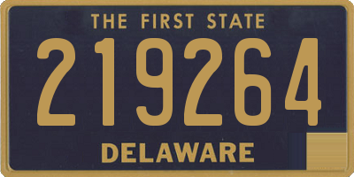 DE license plate 219264