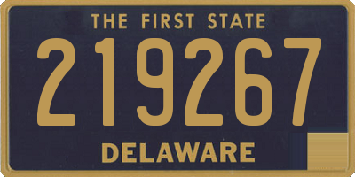 DE license plate 219267