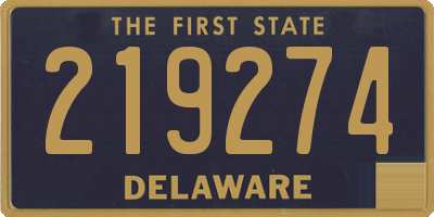 DE license plate 219274