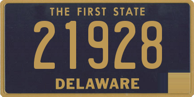 DE license plate 21928