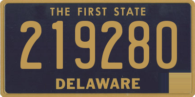 DE license plate 219280