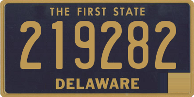DE license plate 219282