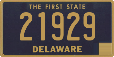 DE license plate 21929