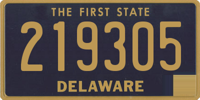 DE license plate 219305