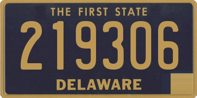 DE license plate 219306