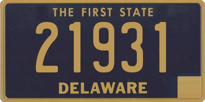 DE license plate 21931