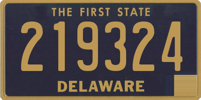 DE license plate 219324