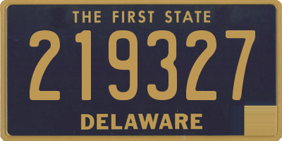 DE license plate 219327