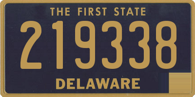 DE license plate 219338