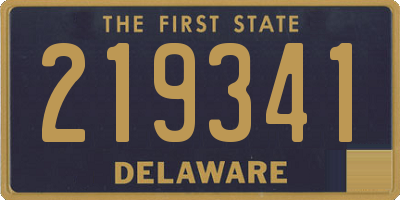 DE license plate 219341