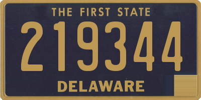 DE license plate 219344