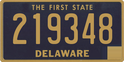 DE license plate 219348