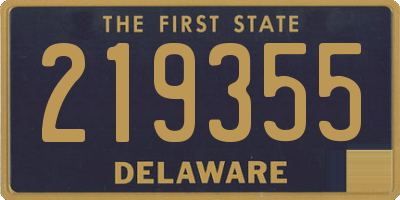 DE license plate 219355