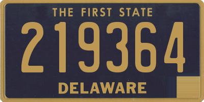 DE license plate 219364