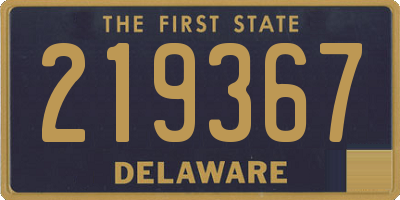 DE license plate 219367