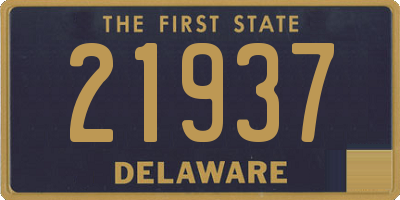 DE license plate 21937