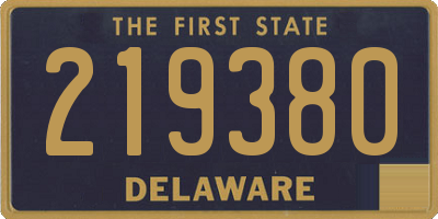 DE license plate 219380