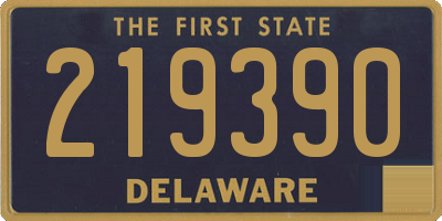 DE license plate 219390