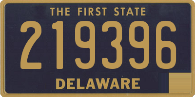 DE license plate 219396