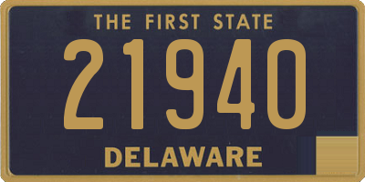 DE license plate 21940