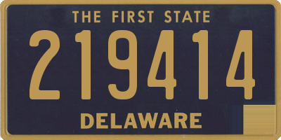 DE license plate 219414