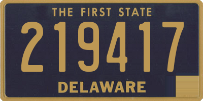 DE license plate 219417