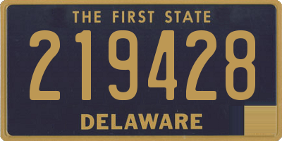 DE license plate 219428