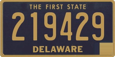 DE license plate 219429