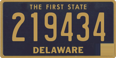 DE license plate 219434