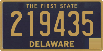 DE license plate 219435