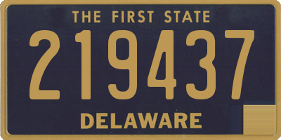 DE license plate 219437