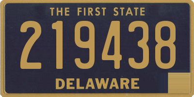 DE license plate 219438