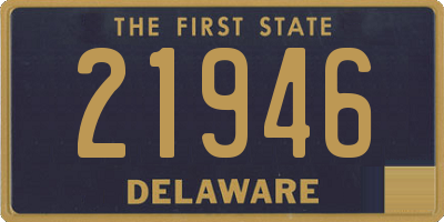 DE license plate 21946