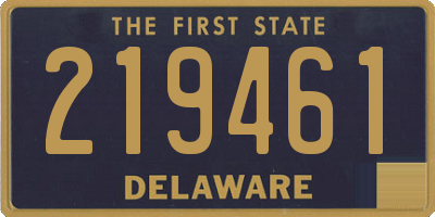 DE license plate 219461