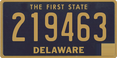 DE license plate 219463