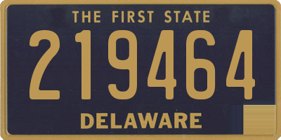 DE license plate 219464