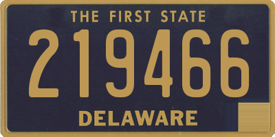 DE license plate 219466