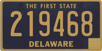 DE license plate 219468