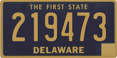 DE license plate 219473