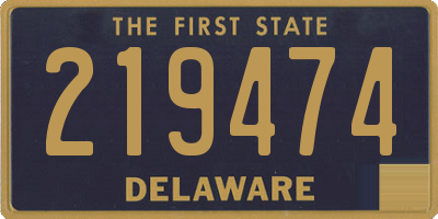 DE license plate 219474