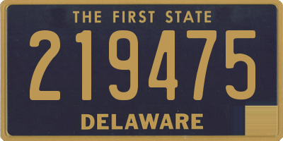 DE license plate 219475