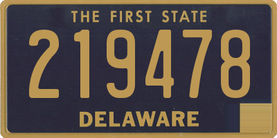 DE license plate 219478