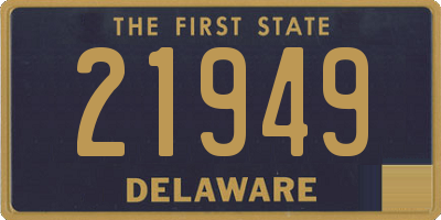 DE license plate 21949